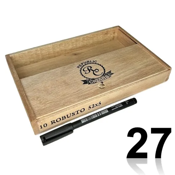 תיבות סיגרים ריקות 21-30